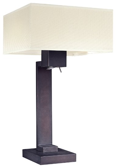 Foto para 135w SW 3 Light Table Lamp Bronze Ivory Mokuba