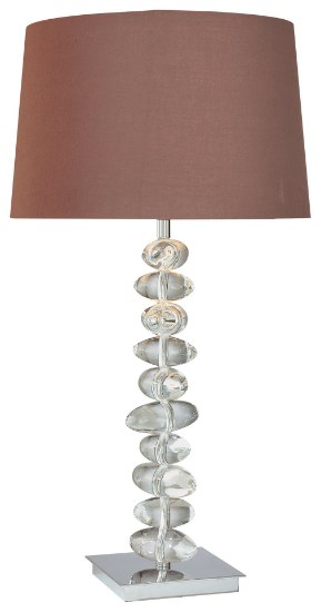 Picture of 150w SW 1 Light Table Lamp Chrome Dark Chocolate