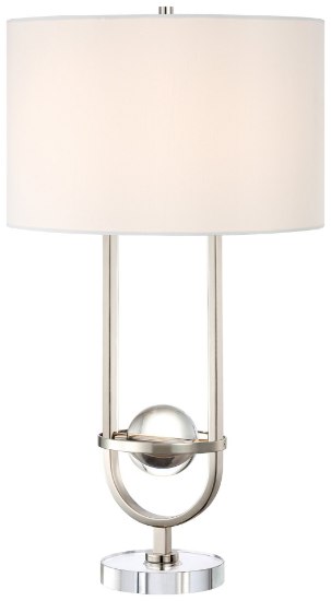 Picture of 100w SW 1 Light Table Lamp Polished Nickel White