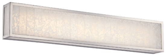 Picture of 39w WW Led Bath Polished Nickel Lake Frost Panels