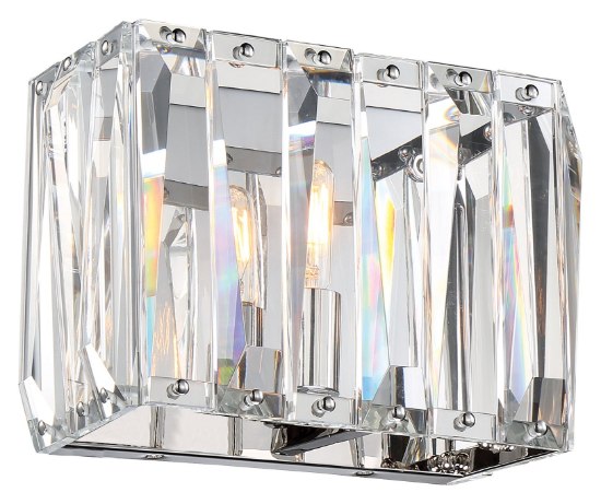 Picture of 60w SW 1 Light Bath Chrome Clear Crystal