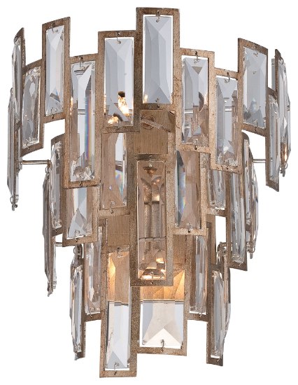 Foto para 75w SW Three Light Wall Sconce Luxor Gold