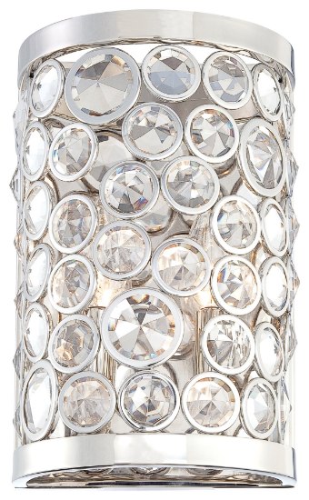 Foto para 40w SW 2 Light Wall Sconce Polished Nickel