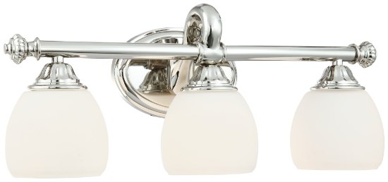 Picture of 100w SW Three Light Bath Polished Nickel