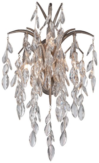 Foto para 75w SW 3 Light Wall Sconce Silver Mist