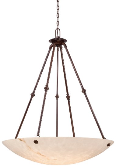 Picture of 100w SW 6 Light Pendant Bronze Patina