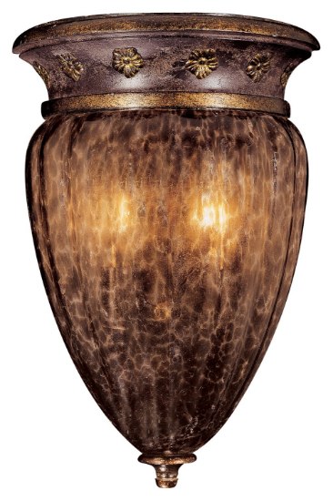 Foto para 40w SW Two Light Wall Sconce Sanguesa Patina Vidrio Artistico