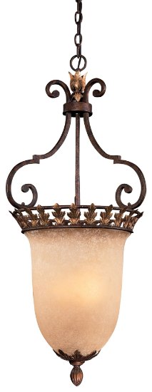 Picture of 60w SW Three Light Pendant Golden Bronze Salon Scavo