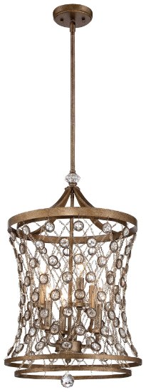 Picture of 60w SW Six Light Pendant Arcadian Gold