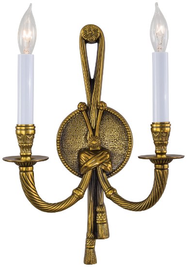 Foto para 60w SW Two Light Wall Sconce Antique Gold