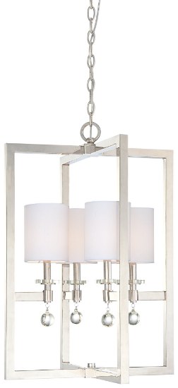 Picture of 60w SW Four Light Pendant Polished Nickel