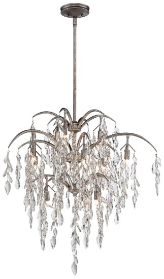 Foto para 40w SW Twelve Light Pendant Silver Mist