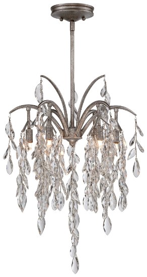 Foto para 75w SW Six Light Pendant Silver Mist