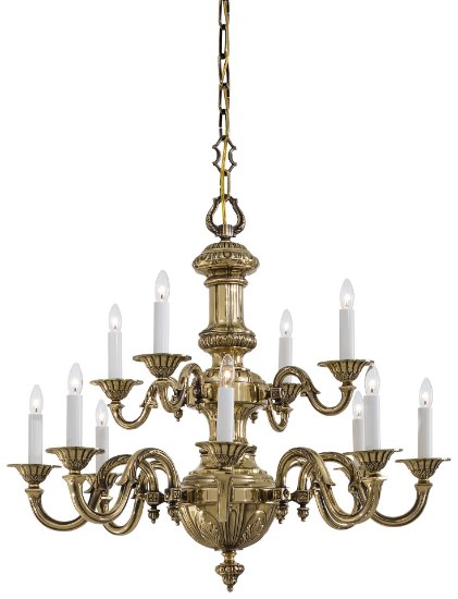 Picture of 60w SW Twelve Light Chandelier