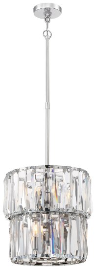 Picture of 60w SW 8 Light Pendant Chrome Clear