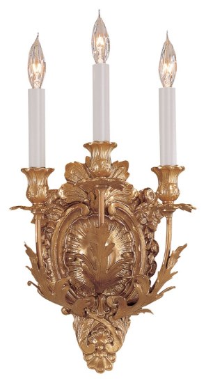 Foto para 60w SW Three Light Wall Sconce Glorious Gold