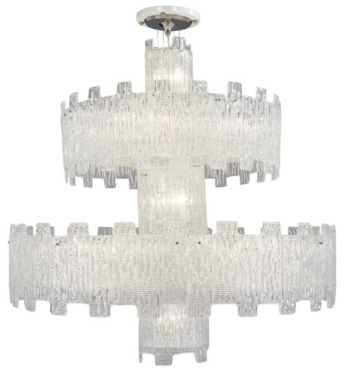 Foto para 100w SW 2 Tier Chandelier Clear Crystal