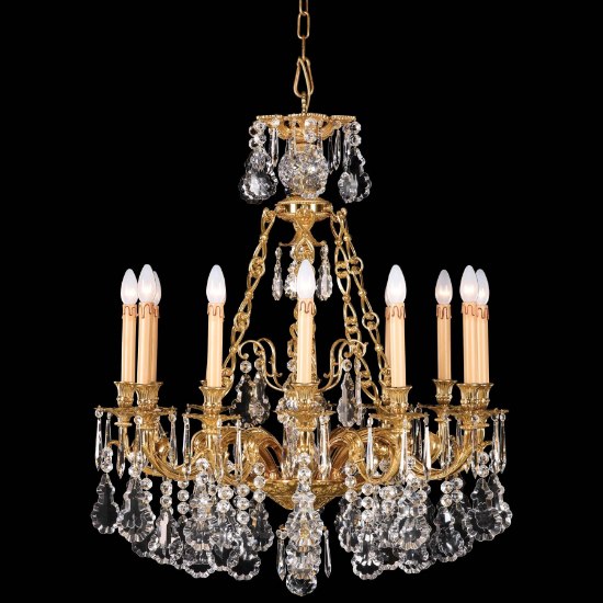 Picture of 60w SW 12 Light Chandelier French Gold