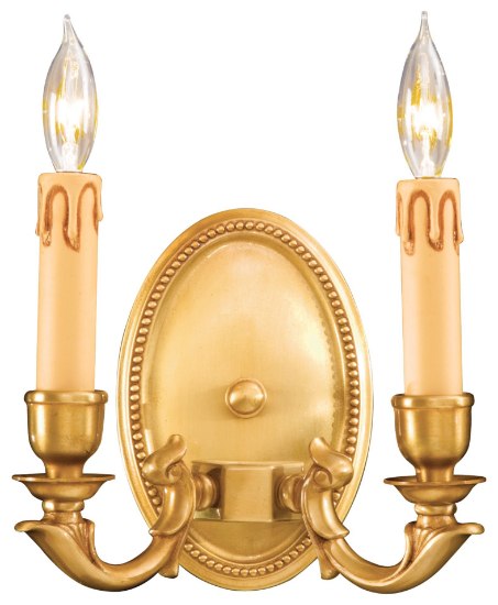 Picture of 60w SW 2 Light Wall Sconce French Gold