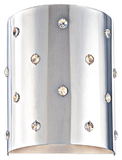 Foto para 100w SW 1 Light Wall Sconce Chrome Clear