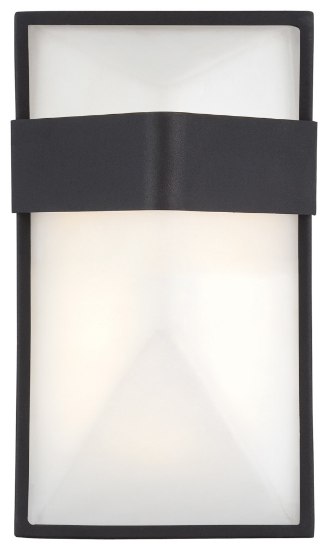 Picture of 10w WW Led Pocket Lantern Black Etched Glass