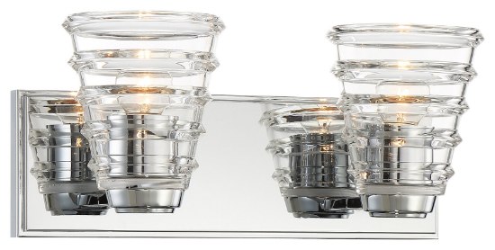 Picture of 100w SW 2 Light Bath Chrome Clear