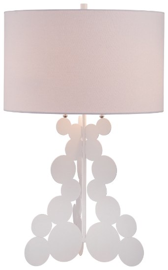 Foto para 213w SW 2 Light Table Lamp High Gloss White