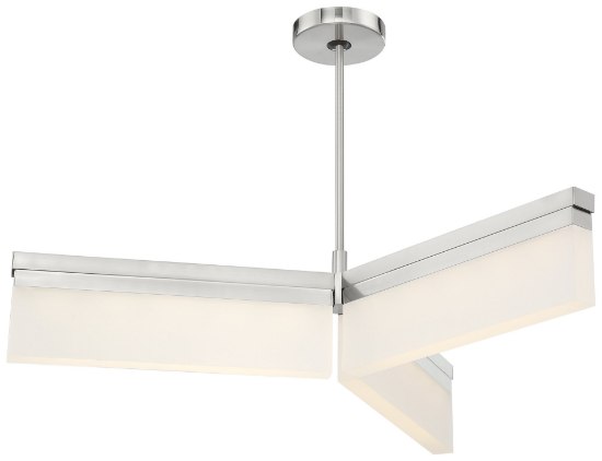 Picture of 27w WW Pendant Brushed Nickel Frosted Acrylic