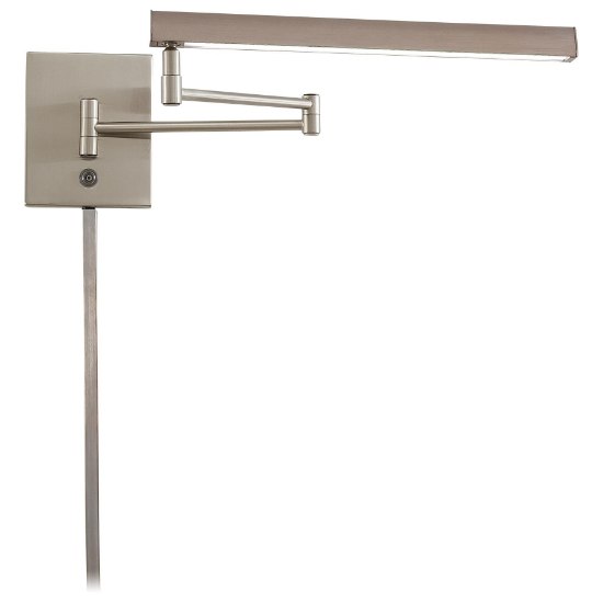 Foto para 13w WW Led Swing Arm (Convertible To Pin-Up) Brushed Nickel