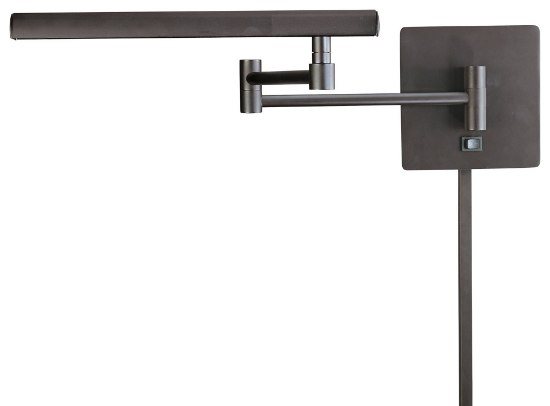 Foto para 8w SW 1 Lt Swing Arm Wall Lamp Dorian Bronze (Tm)