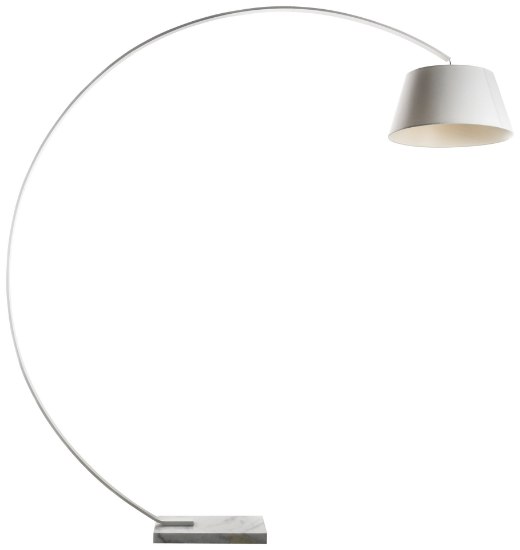 Picture of 73w SW 1 Light Arc Floor Lamp White