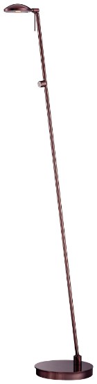 Foto para 8w WW Floor Lamp Chocolate Chrome