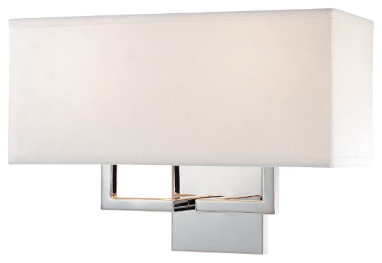 Foto para 60w SW 2 Light Wall Sconce Chrome White