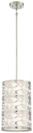 Foto para 60w SW 3 Light Pendant Brushed Nickel Pure White