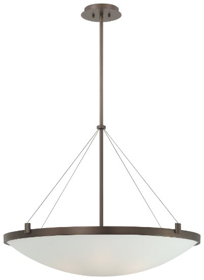 Picture of 100w SW 6 Light Pendant Copper Bronze Patina