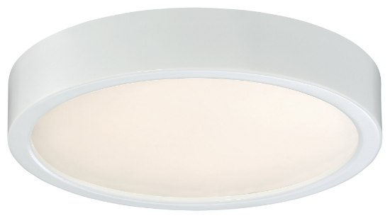 Picture of 17w WW Flush Mount White Clear Glass