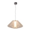 Foto para 21w Dimensions SSL 80CRI LED Dry Location Chrome Dimmable Led Acrylic Pendant 12"Ø21.7"