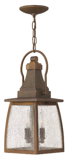 Foto para 15w Outdoor Montauk LED Clear Seedy Sienna Hanging