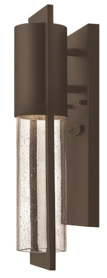 Picture of 5w Outdoor Shelter LED Clear Seedy Buckeye Bronze Mini Wall Mount