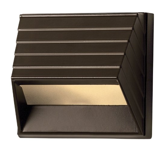 Picture of 7w Landscape Deck Square Sconce T-5 Wedge Bronze