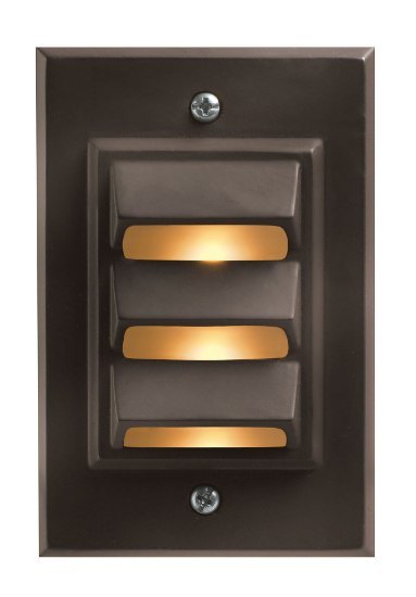 Picture of 12w Landscape Deck Vertical T-5 Wedge Bronze