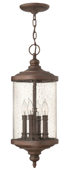 Picture of 60w Outdoor Barrington CAND Clear Seedy Victorian Bronze Hanging