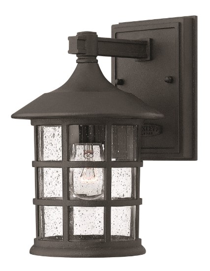 Foto para 10w Outdoor Freeport LED Clear Seedy Black Small Wall Mount