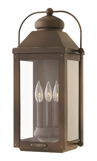 Foto para 60w Outdoor Anchorage CAND Clear Light Oiled Bronze Large Wall Mount