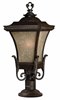 Picture of 100w Outdoor Brynmar MED Amber Linen Regency Bronze Post Top/ Pier Mount