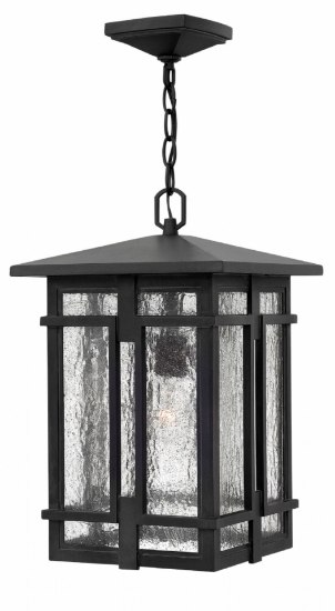 Foto para 15w Outdoor Tucker LED Clear Seedy Museum Black Hanging