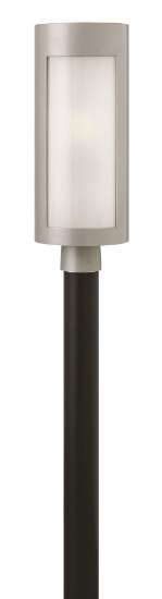 Foto para 100w Outdoor Solara MED Inside White Etched Titanium Post Top/ Pier Mount