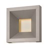 Picture of 24w Outdoor Plaza LED Etched Acrylic Lens Titanium Small Wall Mount