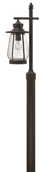 Foto para 100w Outdoor Calistoga MED Clear Seedy Spanish Bronze Post Top/ Pier Mount