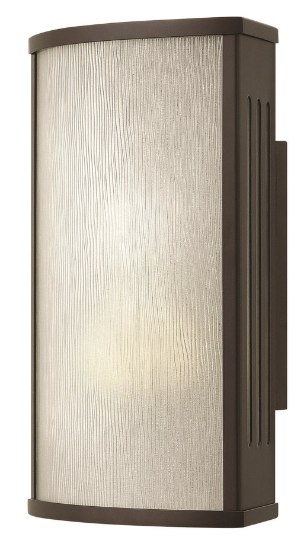 Picture of 100w Outdoor District MED Etched Rain Bronze Small Wall Mount